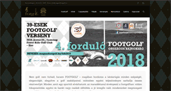 Desktop Screenshot of magyarfootgolf.hu